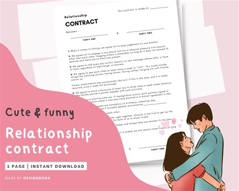 dating contract comic